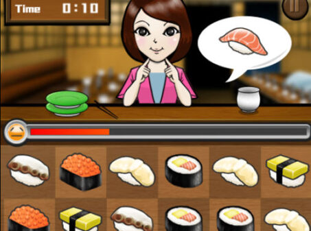 Sushi Challengeのゲームプレイ画像