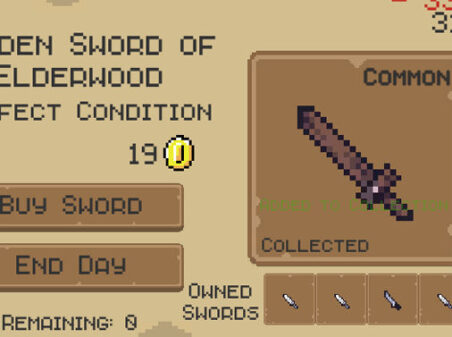 Sword Shopのゲームプレイ画像