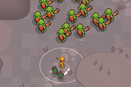 ソードマンアドベンチャーのゲームプレイ画像