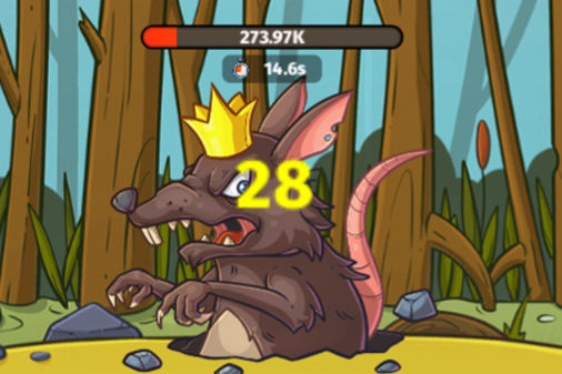 タップハンターのゲームプレイ画像