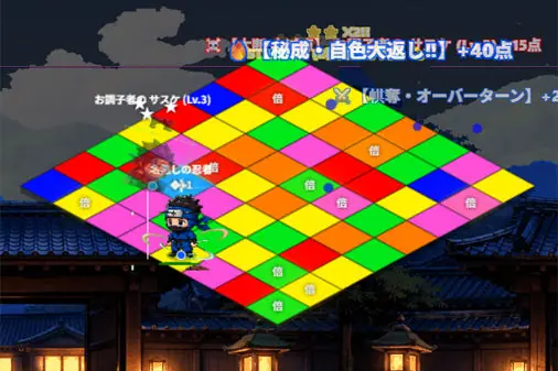 畳返しで戦う忍者パズルゲーム【忍返し NINJA COUNTER】のゲーム画像