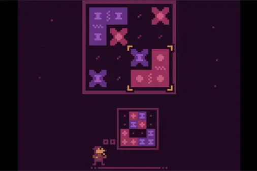 ブロックで絵画を修復する思考パズル【タウル (Taulu)】のゲーム画像