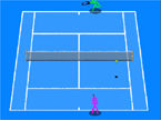 棒人間のテニスゲーム：Stickman Tennis