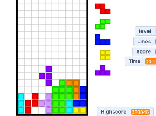 テトリスの無料ゲーム【スクラッチ版】