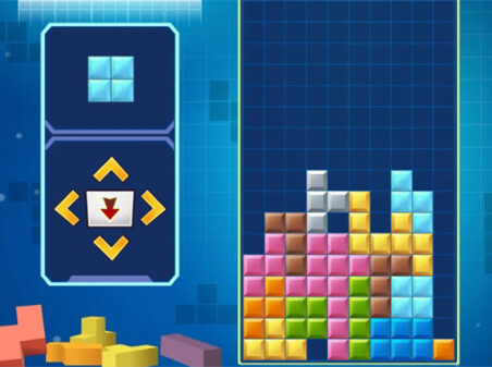 テトリックスのゲームプレイ画像