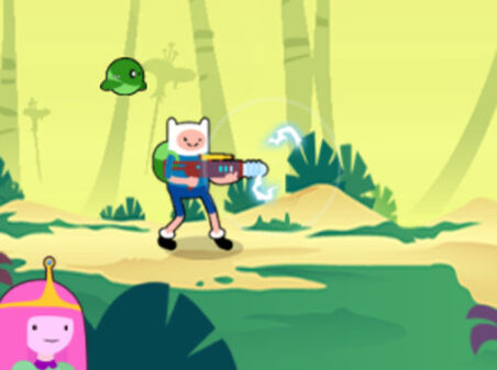 アドベンチャータイムのブラウザRPG【The Adventure of Finn Bonnie】のゲーム画像