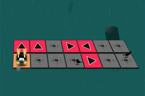 The Car, The Gridのゲームプレイ画像