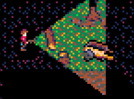 暗闇を進むホラーアドベンチャーゲーム The Harvestのゲーム画像