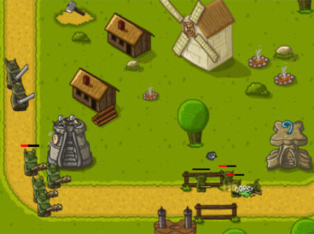 オーソドックスなタワーディフェンス【Tower Defence】のゲーム画像