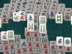 色んな積まれ方をした上海パズル Mahjong Tower