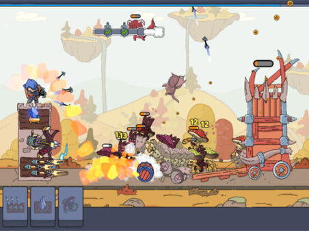 タワー vs ゴブリンのゲームプレイ画像