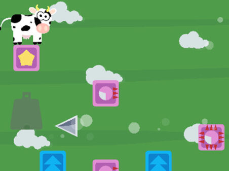 Tricky Cowのゲームプレイ画像