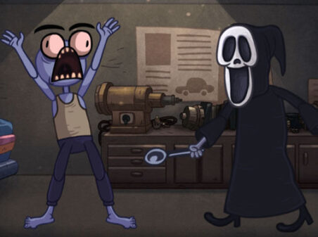 Troll Face Quest Horrorのゲームプレイ画像