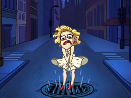 TrollFace Quest USAのゲームプレイ画像