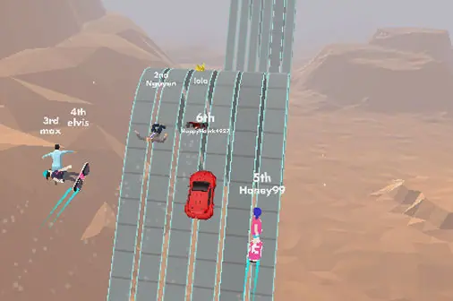 ワンボタン操作の乗り物ゲーム【ターボフリップ (Turbo Flip)】のゲーム画像