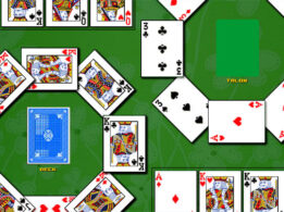 7ならべ風の一人用ソリティア【TWO RINGS SOLITAIRE】