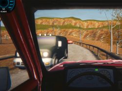 山道で積荷を運ぶ乗り物ゲーム Ultimate Truck Driving Simulator 2020