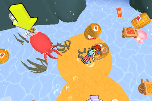 資源回収＆拡張する水中シミュレーション【アンダーウォーター・サバイバル (Underwater Survival)】のゲーム画像