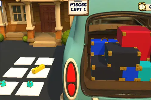荷物を車に詰め込むブロックパズル【バケーション・オーバーロード (Vacation Overload)】のゲーム画像