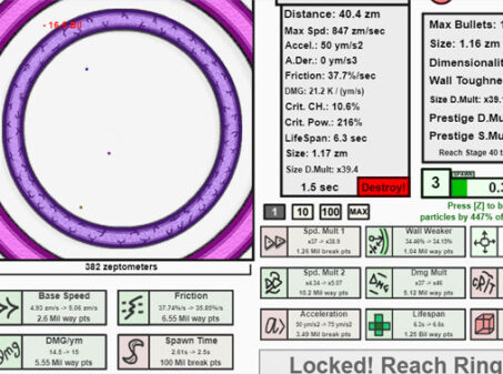 ベーゴマみたいな枠破壊放置ゲーム Vector Incrementalのゲーム画像