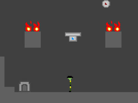 VIRTUAL INSANITYのゲームプレイ画像