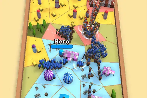 中世戦争のリアルタイム戦略ゲーム【ウォーリンク：クラウン＆クラッシュ】のゲーム画像