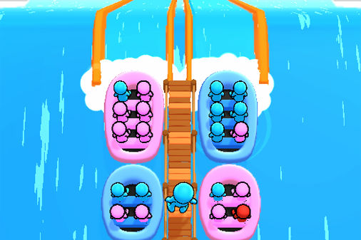 ウォーターパークソートのゲームプレイ画像