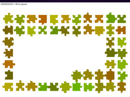 ホワイトジグソーのゲームプレイ画像