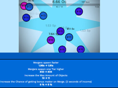 Yet Another Merge Gameのゲームプレイ画像