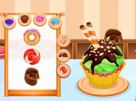 カップケーキのクッキングゲーム YUMMY CUPCAKEのゲーム画像