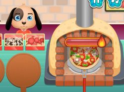 ピザを焼いて販売するお料理ゲーム Yummy Super Pizza