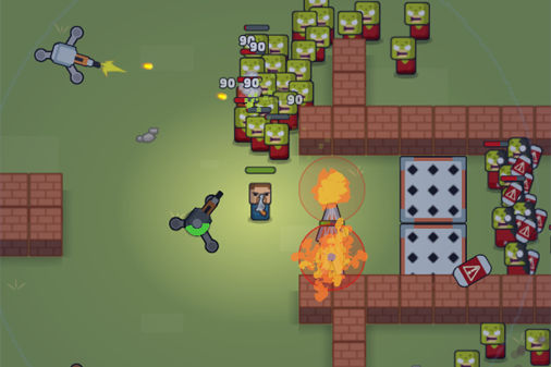 ゾンビ・ホードのゲームプレイ画像