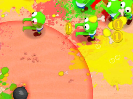 Zombies vs Brainsのゲームプレイ画像