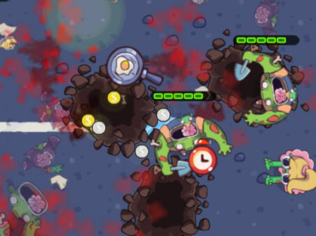 Zomburger 2: Market Revengeのゲームプレイ画像