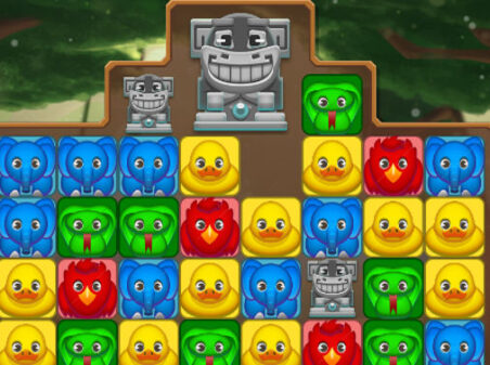 動物のさめがめパズルゲーム ZOO BOOMのゲーム画像